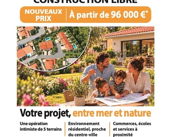 A saint-andre - nouveaux prix : terrains à bâtir à partir de 96 000