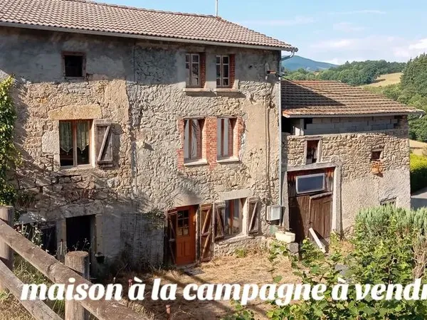 Maison plus terrain et dépendances