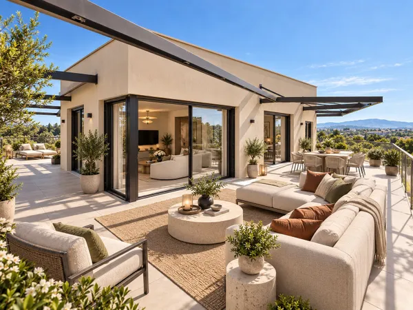 RETOUR à la VENTE : IMMENSE T4 au DERNIER ETAGE de 105 m2 + 107 m2 de TERRASSE ! CONSTRUIT en 2026