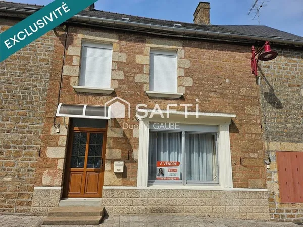 Maison de 83 m², 3 chambres, garage double, atelier et jardin. Habitable immédiatement, idéale résid