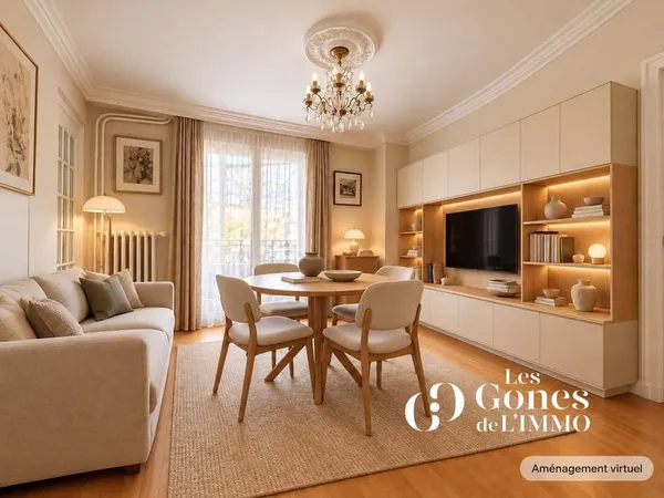 Appartement 3 pièces 54 m²