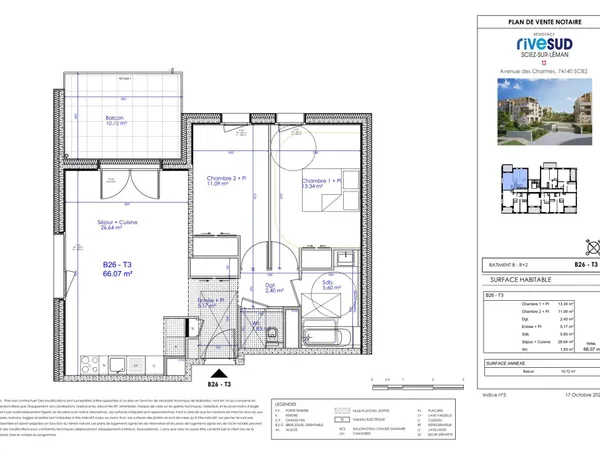 Appartement T3 Neuf