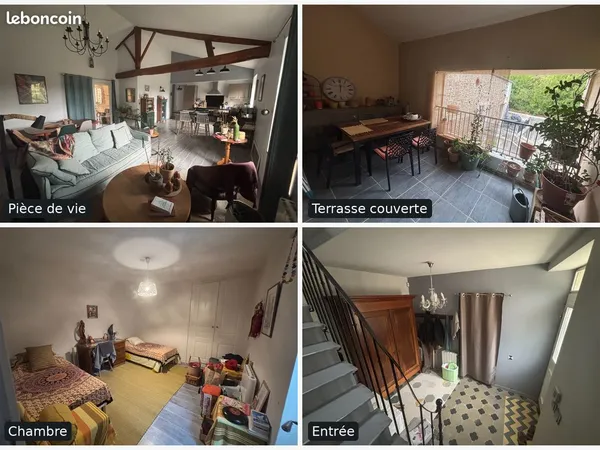MONTÉLÉGER - Charmant T4 de 101 m² dans ferme rénovée - Calme et cadre champêtre