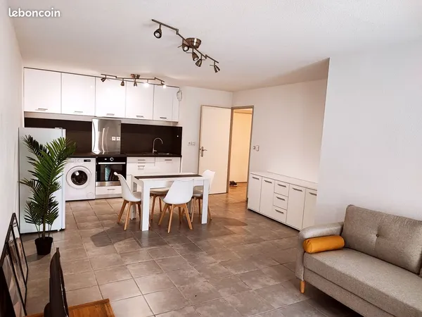 T3 meublé et équipé de 65 m² avec parking - 5 min du métro - colocation possible