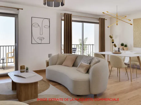 Appartement 2 pièces 49 m²