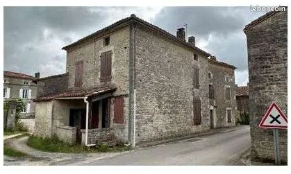Vente immobilier, maison habitation + grange aménagée avec jardin