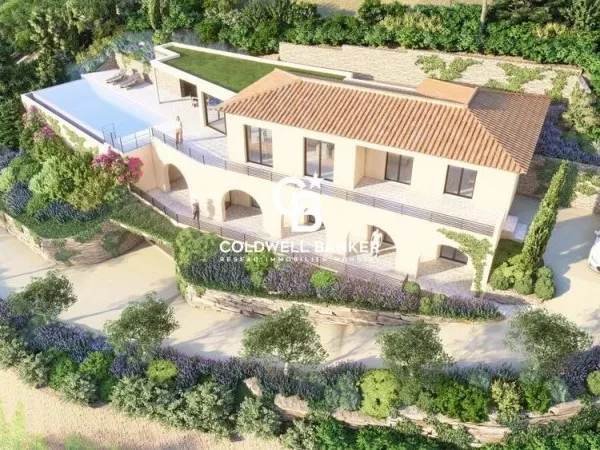 Signature prestige : Terrain avec permis pour Villa Contemporain