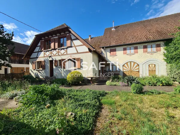 Maison 8 pièces de 184m² + grange sur 10,34 ares