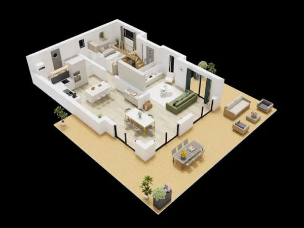 Maison neuve 5 pièces 156 m²