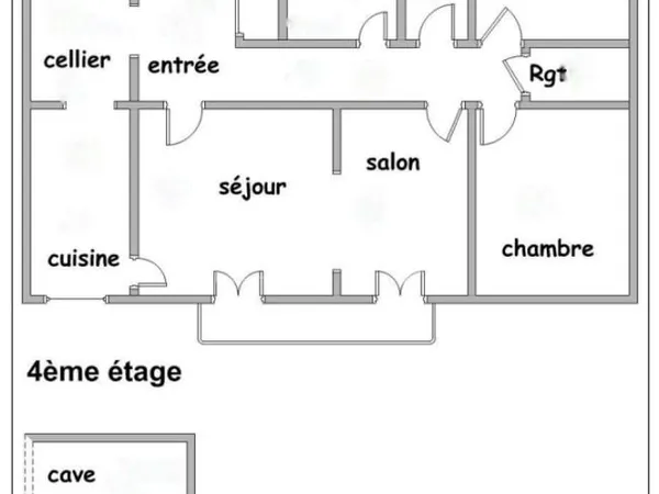 Appartement 4 pièces 75 m²