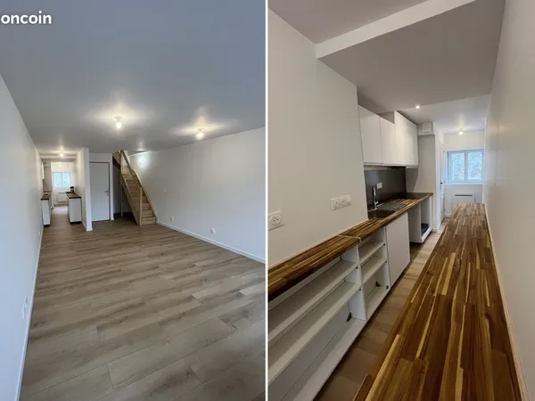 Triplex T4 75 m² dans maison de ville - La Ferté secteur du Pâtis, centre et gare à pied