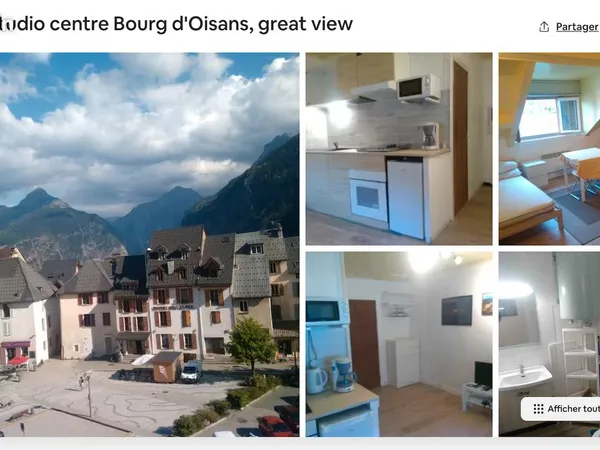 Studio 25m2 meublé centre Bourg d'Oisans