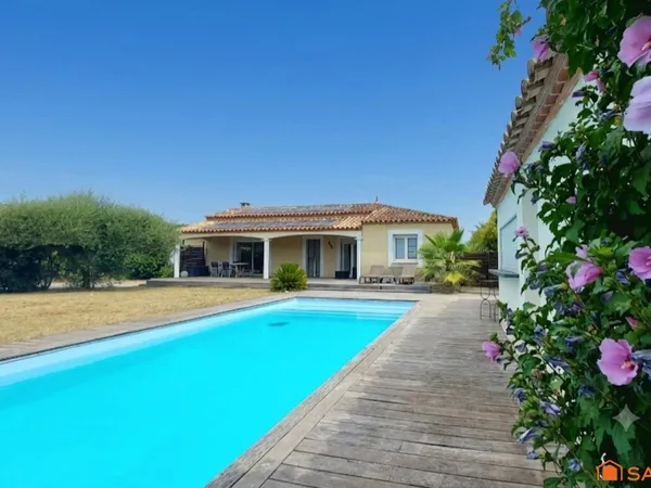 Villa esprit vacances, piscine et sans vis-à-vis
