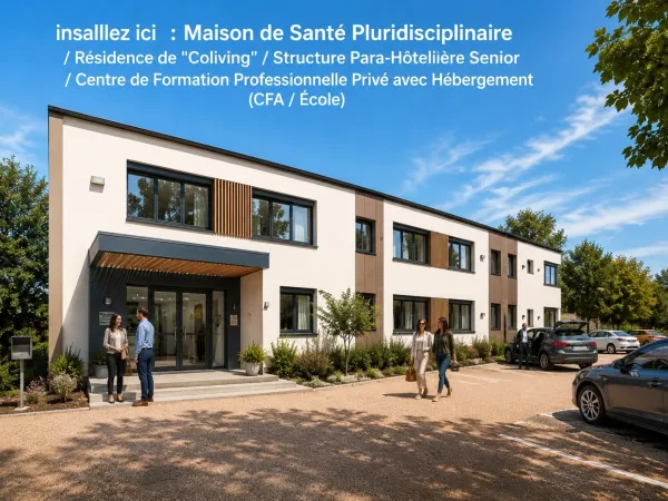 Local 20 pièces 600 m²