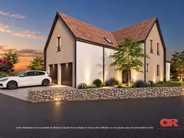Maison neuve 6 pièces avec garage à GERTWILLER