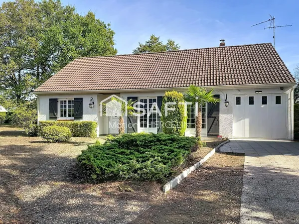 Charmante maison de plain-pied avec 3 chambres et garage attenant