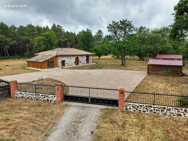 Authentique maison rénovée en pierre 180m² + terrain 5180m² Belin Beliet