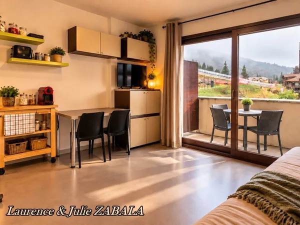 Appartement avec terrasse et vue sur le front de neige - Station de Chabanon (04)