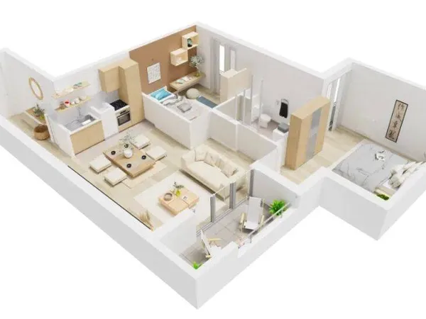 Appartement 3 pièces 58 m²