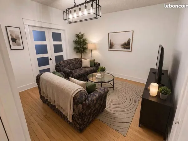 à louer - magnifique appartement 2 pièces avec jardin - nice, proche du port