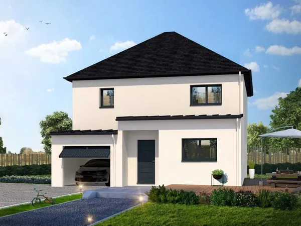 Maison 4 Chambres (dont 1 au RDC) de 127,92 m2 + Garage + Terrain