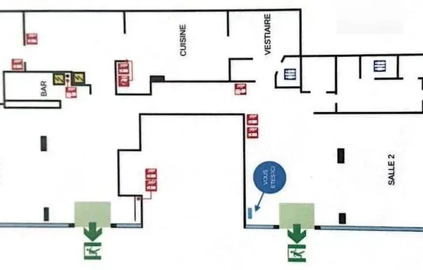 Local commercial 330 m²