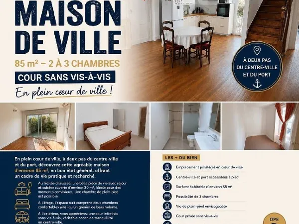 Maison de ville 5 pièces 85 m²