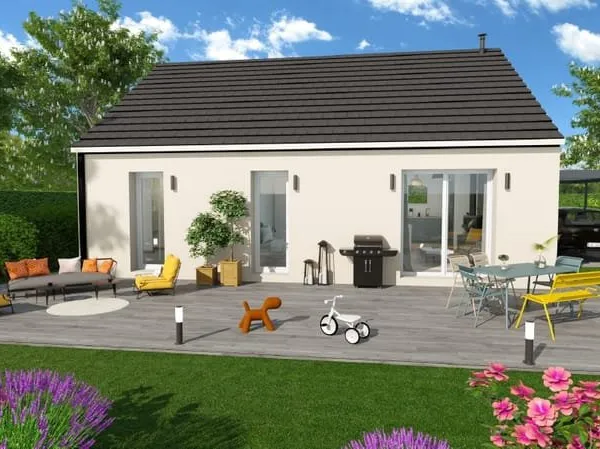 T3 moderne tout inclus sur 688 m² - Votre maison personnalisable à Belligné