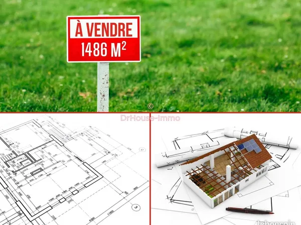 Terrain 1486 m² charbonnieres les varennes
