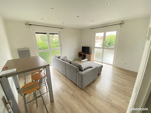 Location T2 meublé 47m²