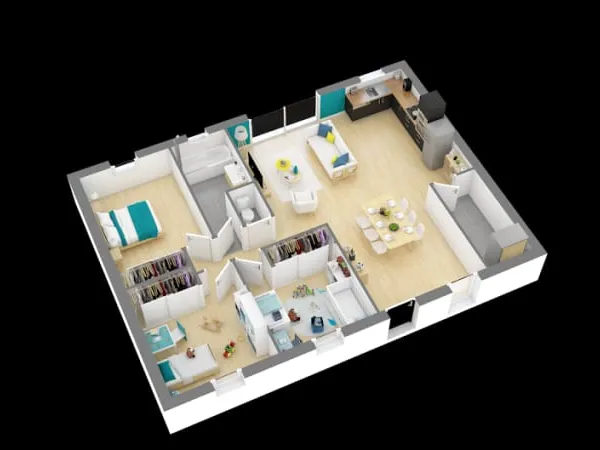 Maison neuve 4 pièces 82 m²