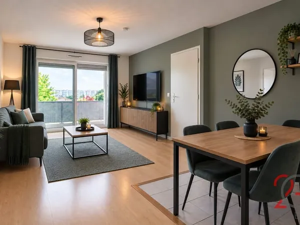 Appartement T2 lumineux avec balcon et parking