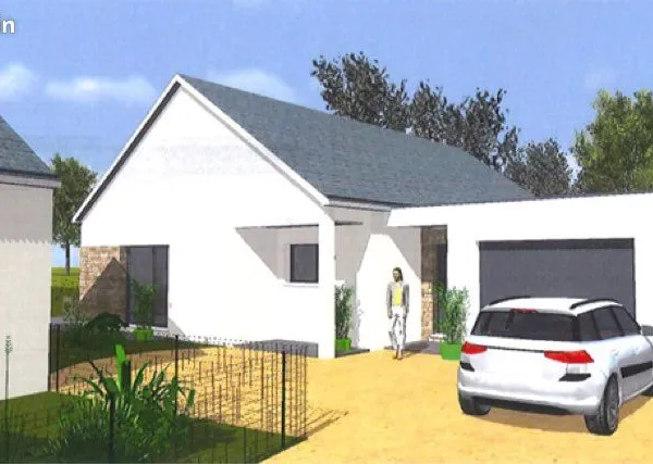 Maison 4 pièces - 3 chambres - env. 120 m² - Garage et extérieur