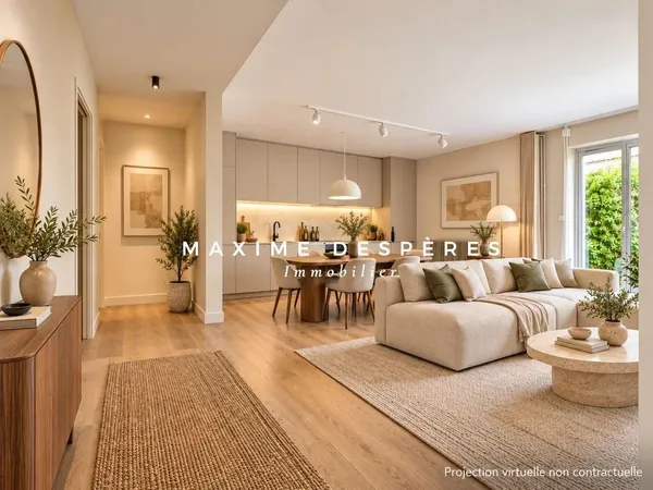 Appartement 3 pièces 59 m²