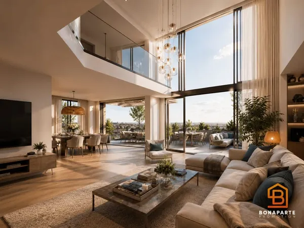 magnigfique duplex neuf 5 pièces dernier etage avec terrasse