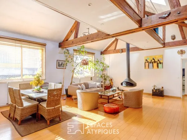 Loft magistral au calme absolu. À deux pas du lac et du centre-ville à Enghien-les-Bains