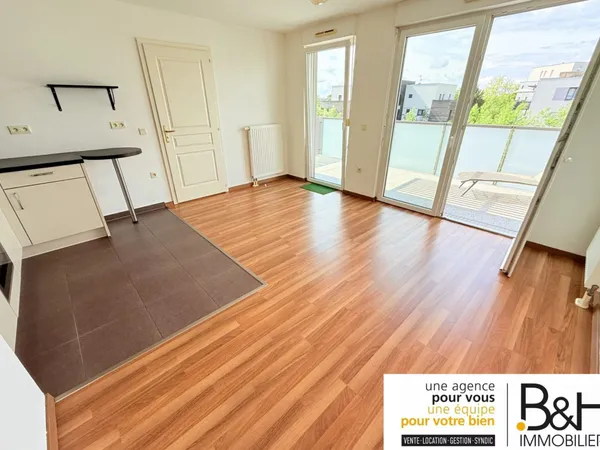 Appartement T2 de 44m2 terrasse 12m2,