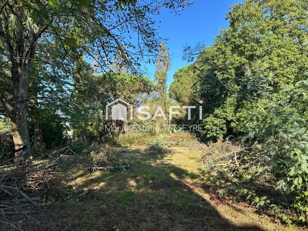 Superbe terrain à batir de 570m2 Bordeaux Caudéran