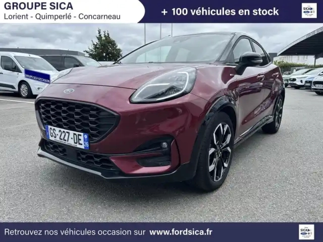 Ford Puma 1.0 flexifuel 125ch s&amp;s mhev st-line x vivid ruby edition — photo 16