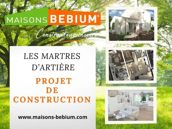 Terrain à bâtir de 314 m² à LES MARTRES-D'ARTIERE (63)