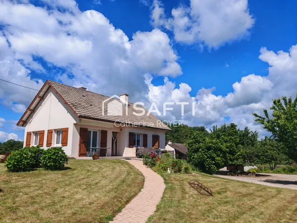 Maison sur sous sol, 4 chambres,
