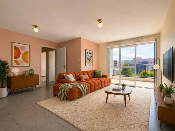 Bordeaux Chartrons ? T3 de 57,83 m² en dernier étage avec ascenseur, 2 terrasses et parking