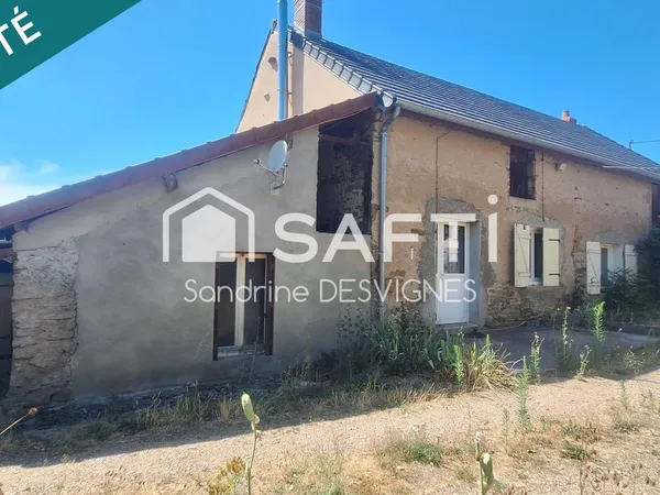 Ancienne fermette avec dépendances-4000m2-source