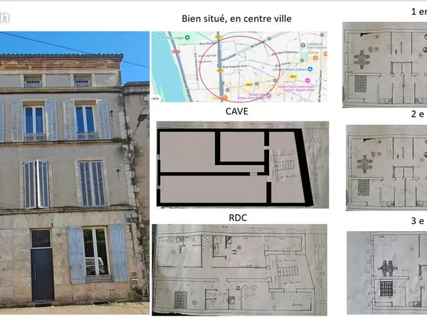 IMMEUBLE de RAPPORT 333 m² AGEN