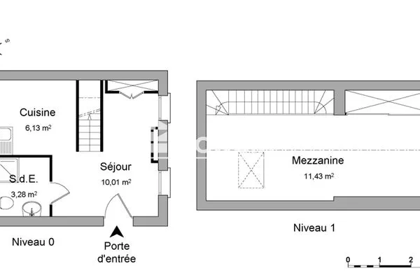 Appartement 1 pièce 31 m²
