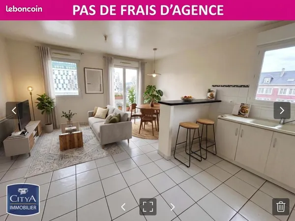 Appartement 3 pièces 61 m²