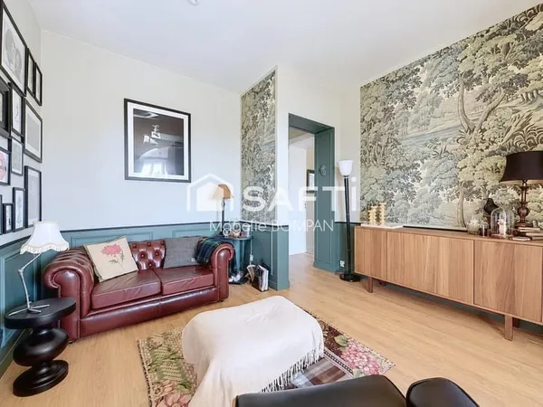 Appartement T3 entièrement rénové, beaux volumes