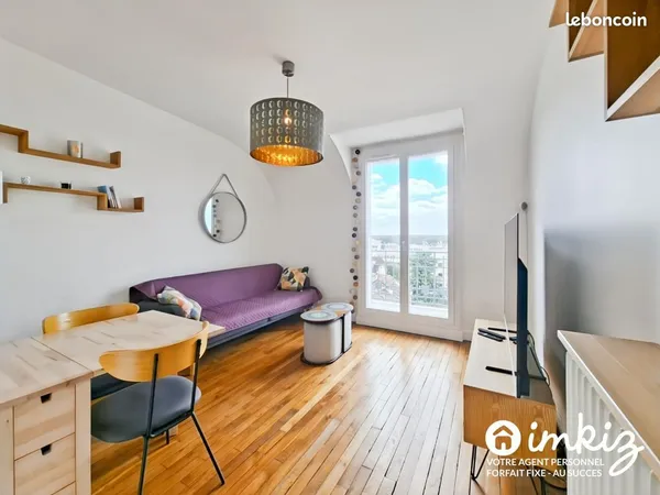 Nogent-sur-Marne 3 pièces 54 m² vue dégagée balcon
