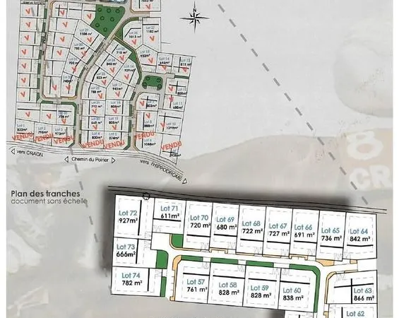 Terrain 238 m² Craon