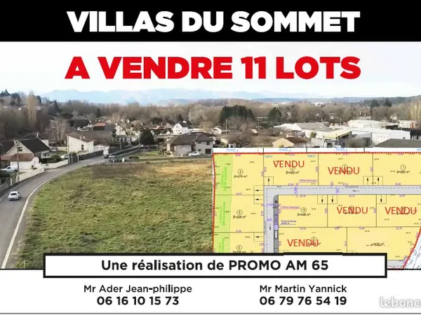 Vente terrain viabilise juillan